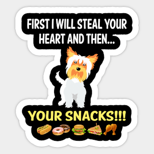 Steal Heart Yorkshire Terrier 87 Sticker
